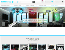 Tablet Screenshot of etc-shop.de